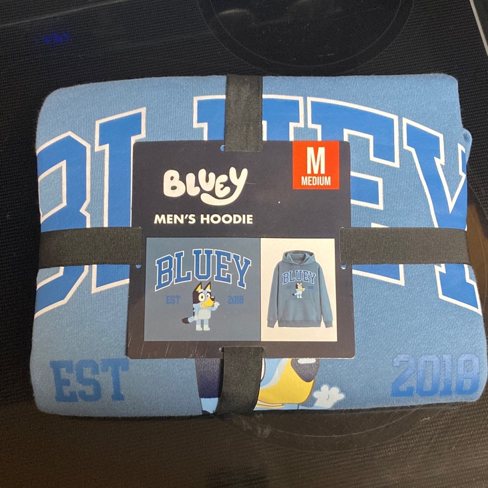 Unisex Hoodie BLUEY- Blue -